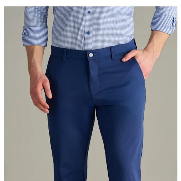 Twillory performance pants Navy Blue 36 x32 tailored comfortable - Picture 1 of 9